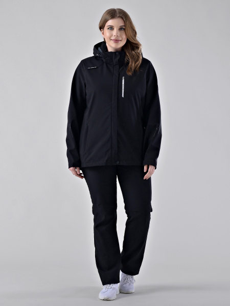 Женская куртка-виндстоппер софтшелл на флисе Azimuth БР 221/21836-1_207 Черный
