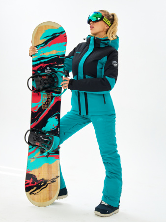 Женский горнолыжный / сноубордический костюм Alpha Endless Vertex Tech_2 Малахитовый / брюки 423/001_6 Малахитовый