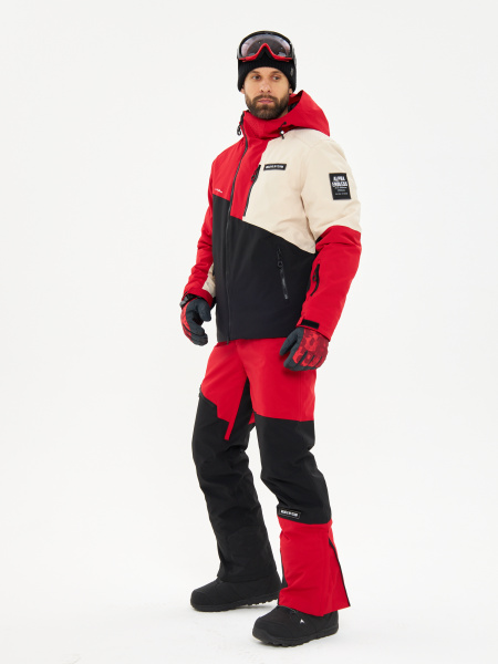 Мужской зимний мембранный горнолыжный / сноубордический костюм Alpha Endless Freestyler PRO 323/2822_10 Разноцветный + P 1К 832_10 Разноцветный