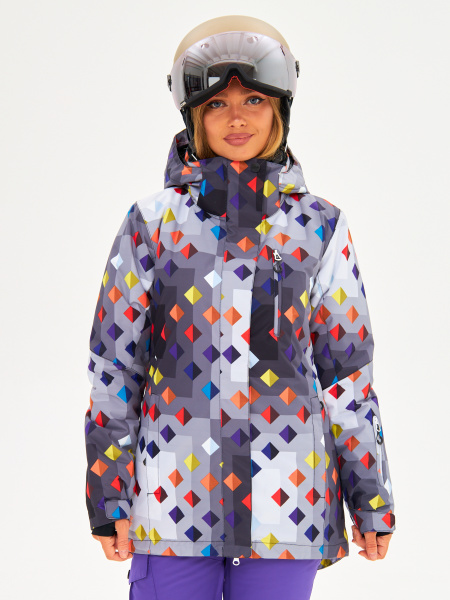 Женская зимняя сноубордическая куртка Alpha Endless Волшебное конфетти_004