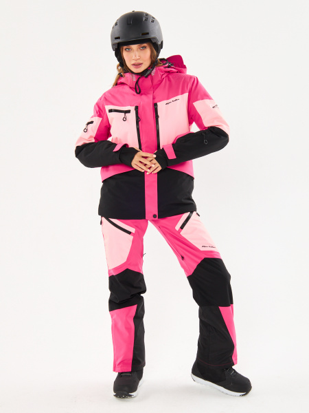 Женский мембранный сноубордический / горнолыжный костюм Alpha Endless Time Space PRO 323/2956_29 Разноцветный
