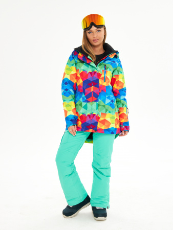 Женская горнолыжная сноубордическая куртка Alpha Endless Ultra Chaleur SNB 423/316_6 Разноцветный