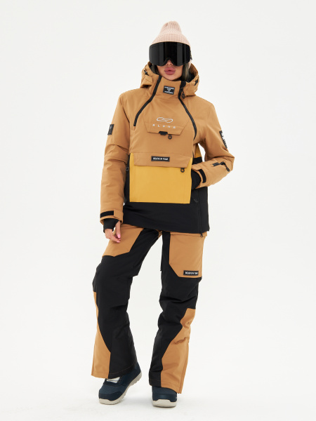 Женский зимний мембранный горнолыжный / сноубордический костюм Alpha Endless Ice Illusion PRO 323/2953_ 19 Разноцветный + P 9K 962_ 19 Разноцветный