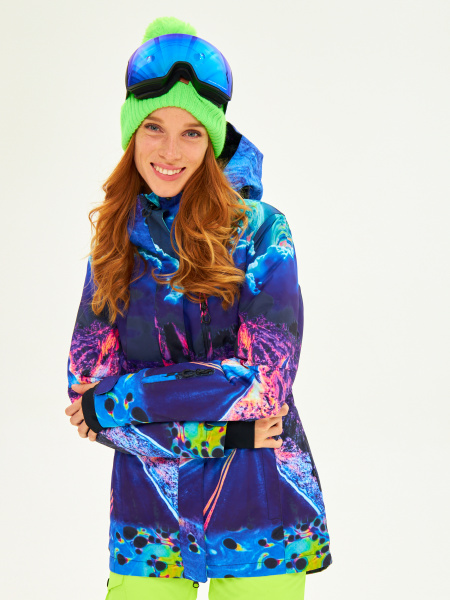Женская зимняя сноубордическая куртка Alpha Endless Волшебное конфетти_002