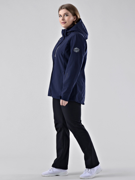 Женская куртка-виндстоппер софтшелл на флисе Azimuth БР 221/21836-1_208 Темно-синий