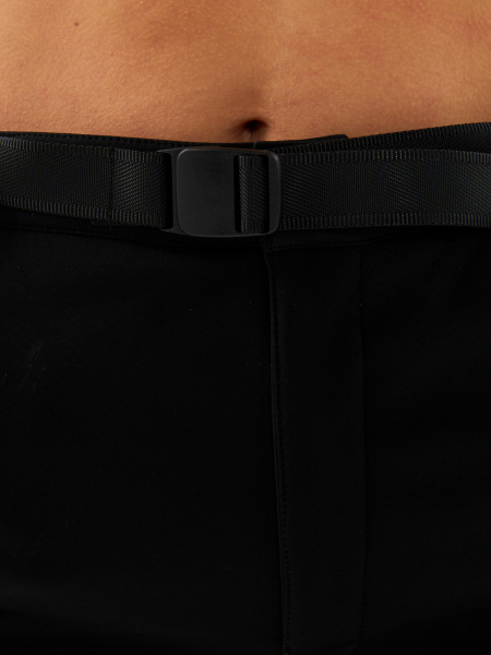 Женские брюки-виндстопперы софтшелл на флисе Azimuth Путешествие B23_701 Черный