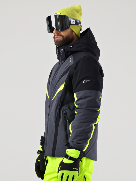 Мужская зимняя горнолыжная / сноубордическая куртка Alpha Endless 223/1919_17 Темно-серый