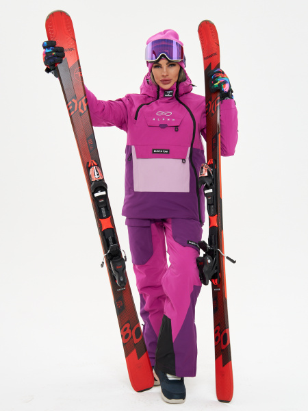 Женский зимний мембранный горнолыжный/ сноубордический костюм Alpha Endless Ice Illusion PRO 323/2953_ 14 Разноцветный + P 9K 962_ 14 Разноцветный