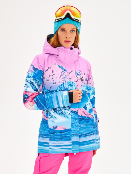 Женская зимняя сноубордическая куртка Alpha Endless Волшебное конфетти_011