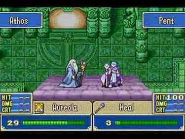 Fire Emblem GBA Battle Sceen