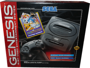 Old Sega Genesis Gaming Console