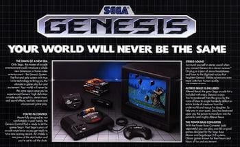 Sega Gensis Gaming Behind
