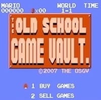 The Old School Game Vault