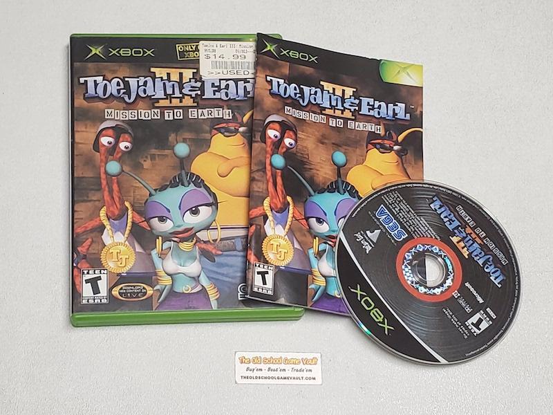 ToeJam & Earl III Mission to Earth Original Xbox Game