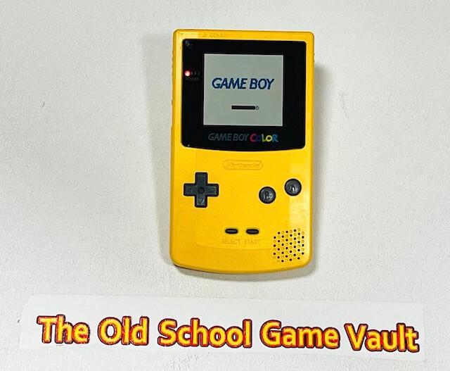 Yellow Gameboy Color Handheld System