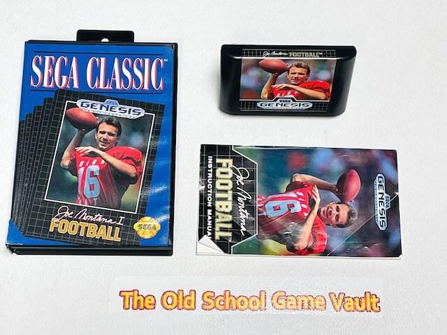 Joe Montana Football - Sega Genesis Game