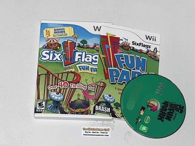 Six Flags Fun Park - Complete Nintendo Wii Game