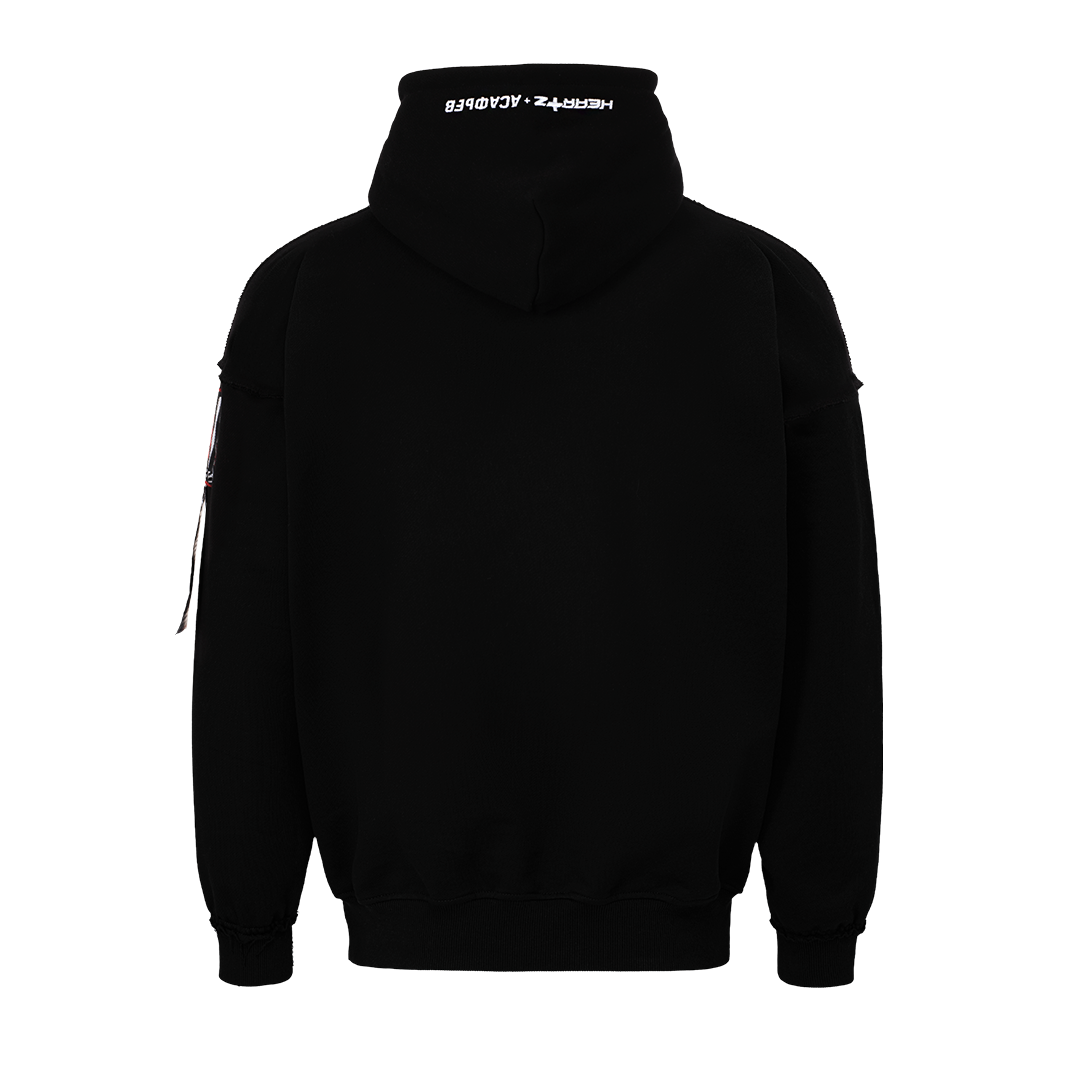 Daily paper black captain hoodie best sale