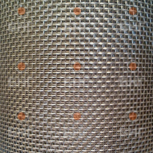Сетка фехраль тканая с квадратными ячейками Х23Ю5Т 0,9х3,5 мм ГОСТ 3826-82 чертеж