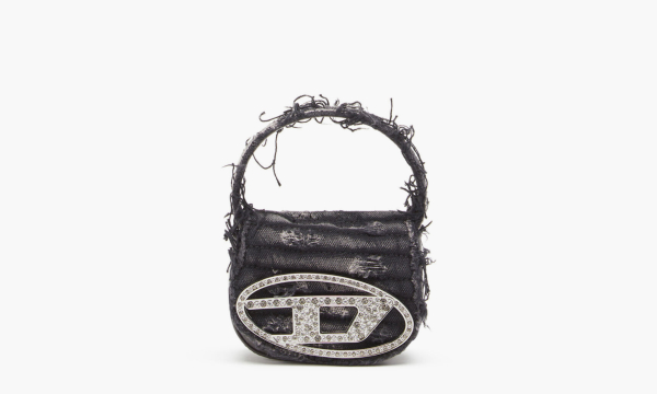 Diesel 1DR Iconic Mini Bag Mirrored Leather Blue оригинал - купить c  бесплатной примеркой