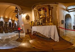 interior of church in palma 