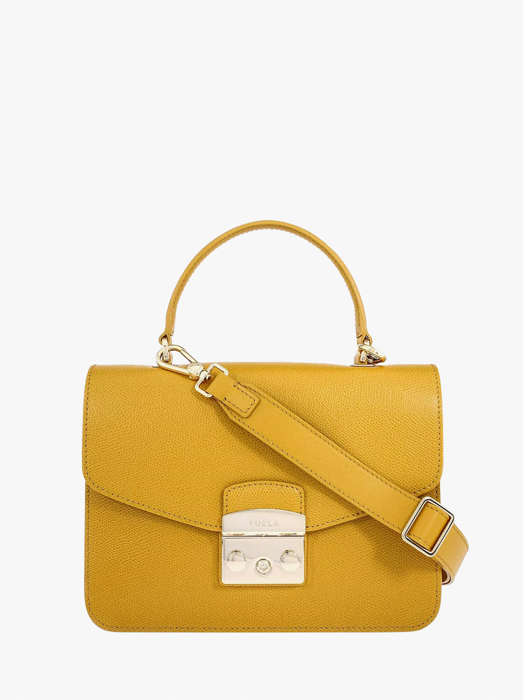 Сумка Furla Metropolis Shoulder Bag Medium Yellow