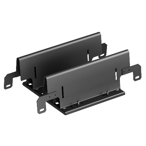 Cable trays and accessories for mounting on the roof of cabinets