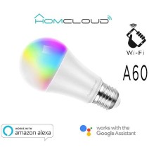Lampadina Wi-Fi + Bluetooth RGB+Bianco caldo E27 A60 dimm
