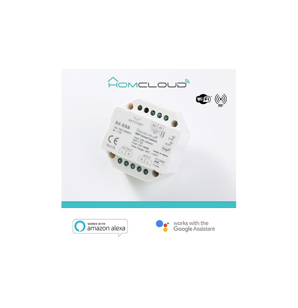 Modulo Smart Pulsante 220V AC 1CHx1.5A Wi-Fi+RF 2.4G