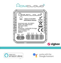 Modulo Ibrido Tapparelle o Pulsante Luci 2CH Zigbee da incas