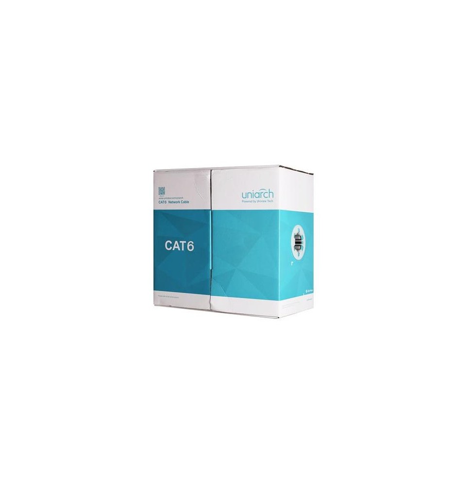 Cavo ethernet CAT6 UTP PVC 8 poli,CCA Rame Allumin.100metri