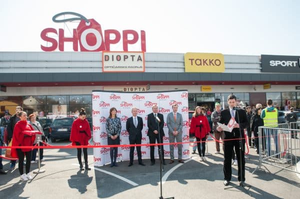 Shoppi retail park presecanje vrpce