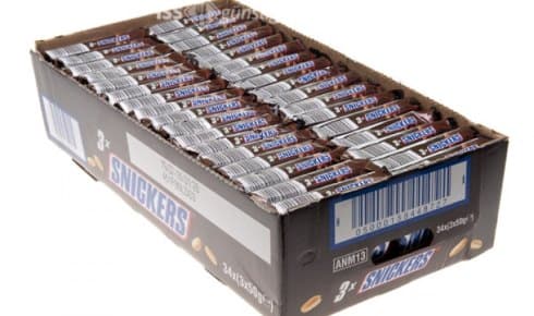 Snickers karton