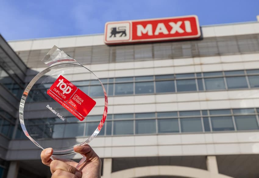 Maxi -  „Top Employer“ sertifikat