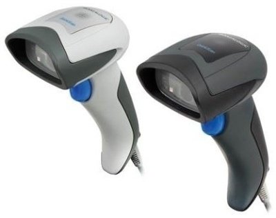 Ручной 2D сканер штрих-кода Datalogic QUICKSCAN QD2430 QD2430-WHK1S USB, серый + подставка (ЕГАИС/ФГИС)