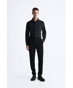 Zara Рубашка stretch shirt , Цвет: Черный, Размер: XS (US XS)