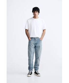 Zara   slim-fit comfort jeans , Цвет: Синий, Размер: EU 38 (US 30)