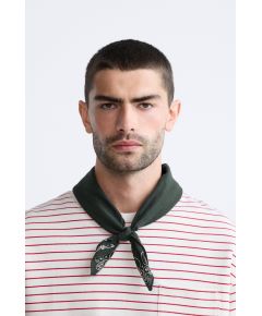 Zara   faded embroidered bandana , Цвет: Зеленый, Размер: M