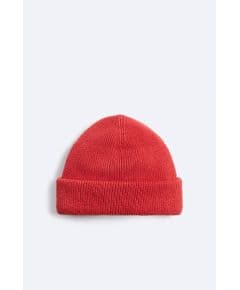 Zara Короткая шапка «short beanie» , Цвет: Красный, Размер: M