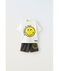 Zara Двухцветный комплект для детей от 6 до 14 лет из коллекции smileyworld ® happy collection, Цвет: Черный, Размер: 6-7 лет (120 см)