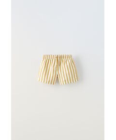 Zara Шорты для плавания с широкими полосками, 6 месяцев - 6 лет , Цвет: Жёлтый, Размер: 6-12 месяцев (80 см)