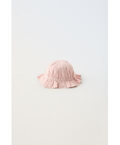 Zara   swiss embroidery hat , Цвет: Розовый, Размер: 3-6 месяцев (43 см)