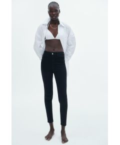 Zara   trf skinny high-waist sculpt jeans, Цвет: Черный, Размер: 32