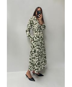 Zara Платье-рубашка с цветочным принтом , Цвет: multicolor, Размер: XS