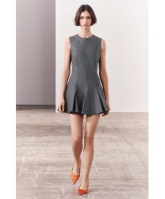 Zara   zw collection skater dress , Цвет: Серый, Размер: L