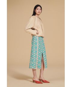 Zara Ограниченная коллекция юбки из жаккарда , Цвет: Розовый, Размер: XS