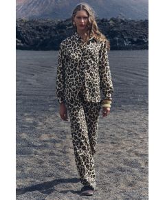 Zara Рубашка с воротником из коллекции zw animal print shirt , Цвет: С принтом, Размер: XS