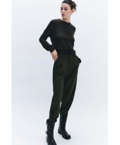 Zara Oversize вязаный свитер , Цвет: Зеленый, Размер: S