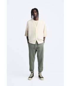 Zara Брюки jogger waist , Цвет: Зеленый, Размер: S