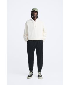 Zara Брюки jogger waist , Цвет: Черный, Размер: S